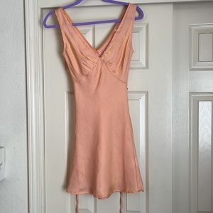 Peppermayo Audrey Vintage Slip Dress Mango Shimmer